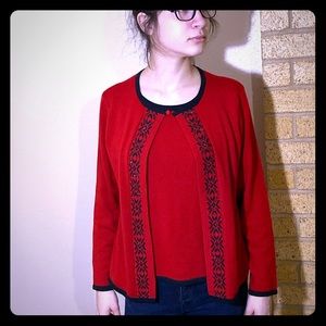 Red/Black Sweater